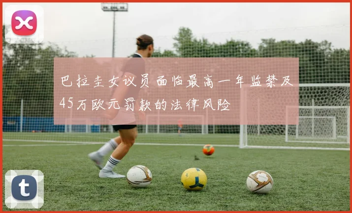 巴拉圭女议员面临最高一年监禁及45万欧元罚款的法律风险
